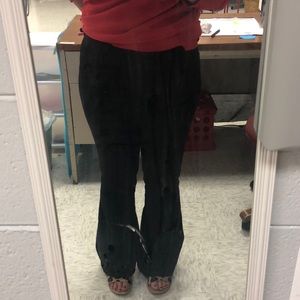 Black Micro- Flare Old Navy Jean